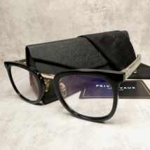 Prive Revaux Black Clear Reader Glasses w/ Case - The Alchemist 53-22-14... - $29.65