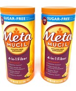 Metamucil Sugar Free Fiber Supplement Powder Orange 26.6Oz 130Tsp 1.7Lbs... - $62.36