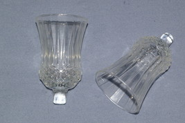 Homco Clear Cathedral Diamond Sconce Votive Cups - Small Home Interiors & Gifts  - $12.00