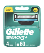 Gillette Mach 3+ Replacement 4 Cartridges - $119.15 CAD