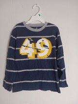 Okie Dokie Long Sleeve Navy Blue Tshirt Youth Boys Size 7 - $9.15