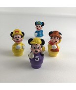 Disney Mickey Mouse PVC Figures Police Farmer Finger Puppet Lot Vintage ... - $28.66