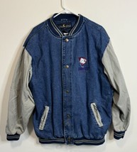 Vintage South Carolina StingRays Jacket Coat Adult XXL Blue Denim Hockey ECHL - £29.75 GBP