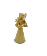 Vintage Abaca Straw Cone Angel with Halo Doll Holiday Ornament Decoratio... - £11.59 GBP