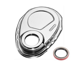 SBC 305 327 350 Front Engine Timing Cover Chrome 1-Pc PRF - £14.08 GBP