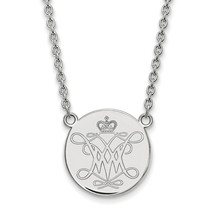 SS William And Mary Large Disc Pendant - £70.09 GBP