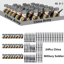WW2 Military Figures Building Blocks Nation Army Soldiers Assemble Brick... - $35.99