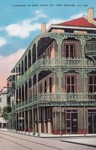 Lacework in Iron Royal Street New Orleans Louisiana LA Postcard A03 - £2.39 GBP