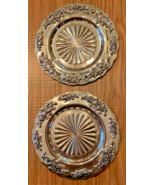 2 Royal Doulton Sylve Collection Country Roses Charger Plates [e-01] - $275.97 MXN