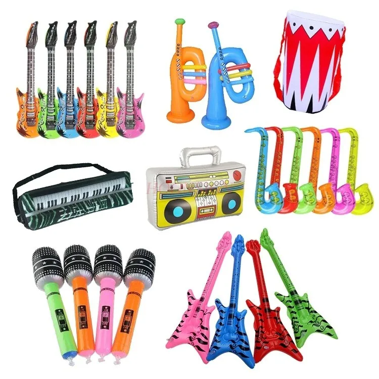 1pcs Inflatable children&#39;s toys, gas model musical instruments, props, guitar - £10.55 GBP+
