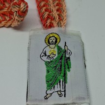 Virgen Guadalupe &amp; St Jude Thaddeus Escapulario de Hilo-Knotted  Scapula... - $128.98 MXN