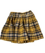 Alto Qualità Giallo Scozzese Blu Plaid Gonna Neonato Bambina Misura 3T - £7.72 GBP