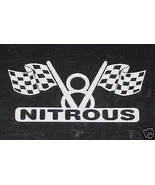 V8 NITROUS oxide NOS decal for your bottle muscle race pro street hot ro... - £7.79 GBP