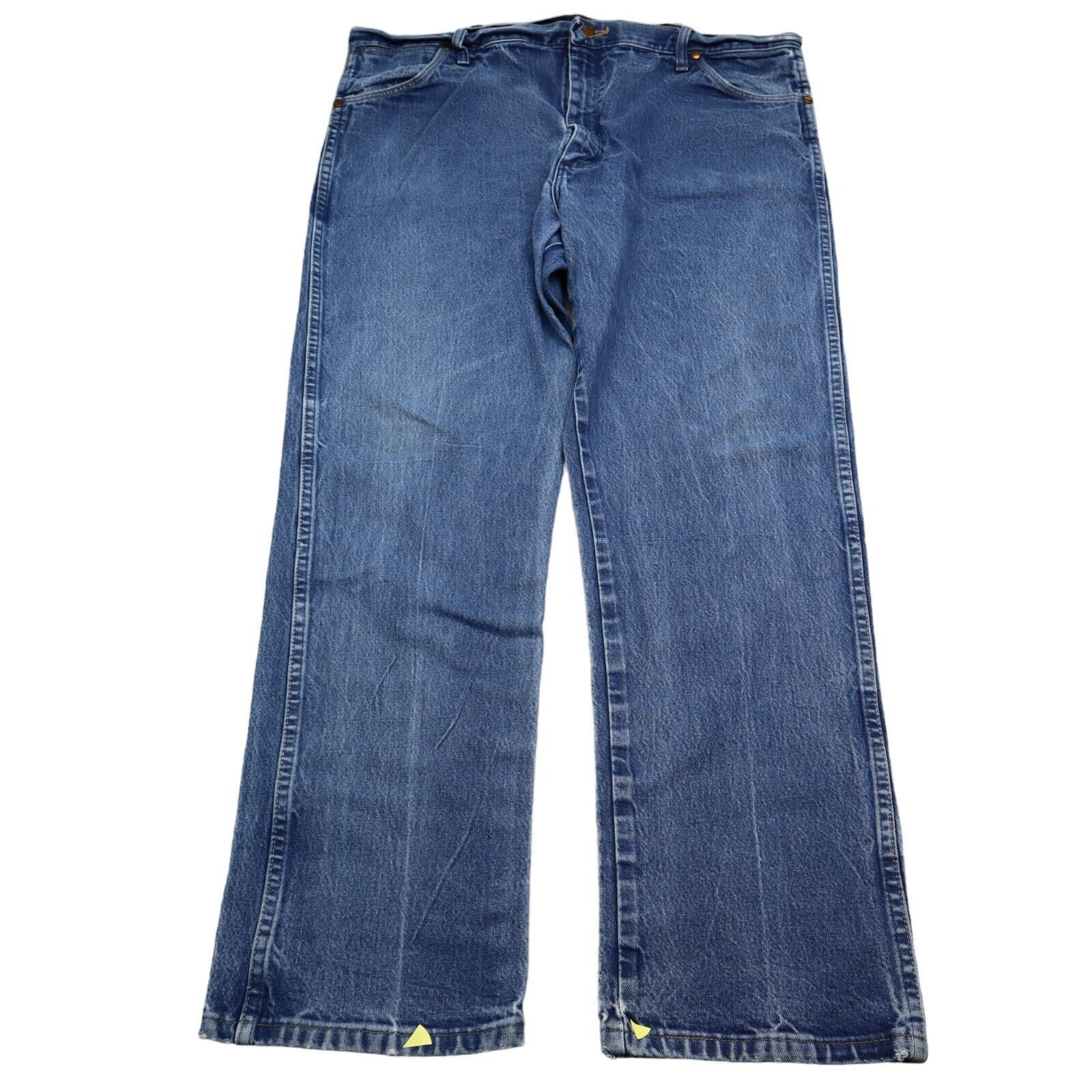 Primary image for VINTAGE Wrangler Jeans Mens 42x32 Blue Pants Denim Western Workwear
