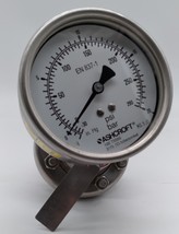 NEW Ashcroft 100 T5500 Pressure Gauge 0-20 Bar/0-290Psi - $122.50
