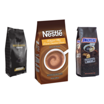 Choco Coffee &amp; Cocoa Set: Brickhouse Coffee, Snickers Coffee &amp; Nestle Co... - $34.99