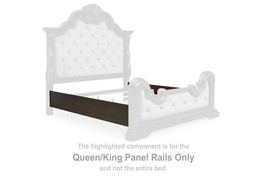 Maylee - Dark Brown - Queen/ King Panel Rails - $1,830.83 MXN