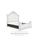 Maylee - Dark Brown - Queen/ King Panel Rails - €84,28 EUR