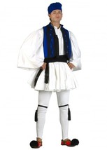 greek traditional costume OF TSOLIA ROUMELIS Handmade - £445.77 GBP