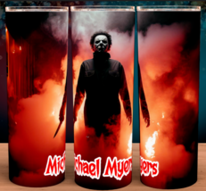 Halloween Michael Myers Horror Retro Style Cup Tumbler  20oz - £15.99 GBP