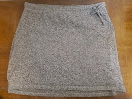 Freedom Trail Gray Terry Skort Skirt Bow Athletic Athleisure Size XL - $12.95