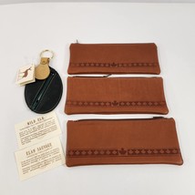 Deer &amp; Elk Skin Leather Zip Pouches Pencil Case Coin Purse LOT New Canada - £30.31 GBP