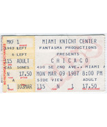 CHICAGO 1987 Vintage Ticket Stub Miami FANTASMA Productions Miami Knight... - $8.75