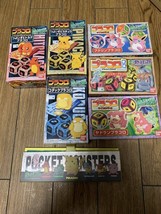 Pokemon Pracoro Battle Figure Dice Game Lot of 7 Strong Pikachu Machop B... - £95.99 GBP