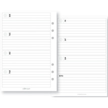 Planner Essentials Weekly Inserts Horizontal Forma - £23.20 GBP