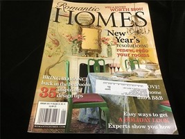 Romantic Homes Magazine January 2011 Newy Year&#39;s Resolutions: Renew, Redo Rooms - £9.38 GBP