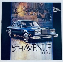 1983 Chrysler 5th Avenue Edition Dealer Showroom Sales Brochure Guide Ca... - $9.45