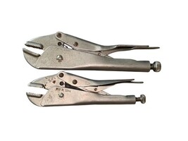 Craftsman USA Locking Pliers Vise Grip Set 45341 45342 Vintage image 3