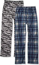 Calvin Klein Boys&#39;  Sleepwear Super Soft Brushed Micro Pajama Pant 2 Pack M(7-8) - £16.18 GBP