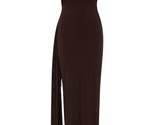 Nelblu Setas Maxi Round Neck Dress Marrón - $167.00