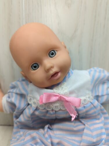 Goldberger 1997 Unbelievably soft baby doll 1997 air filled body blue outfit - $14.84