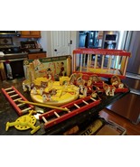 Vtg 1964 Fisher Price Circus 900 Animals Figures Accessories Wagon Pull ... - £128.24 GBP