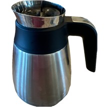 Ninja OEM Coffee Bar Carafe With Lid Stem Stainless Steel Replacement Part CF085 - $19.80