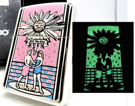 Tarot Cards XIX The Sun Luminova Glow in The Dark ZIPPO 2006 MIB Rare - £105.44 GBP