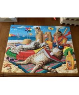 Beachcomber Cats 750 Pc Jigsaw Puzzle Buffalo Games - $7.99