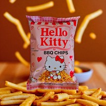 HELLO KITTY Wheat Cracker BBQ Chips 3.53oz/100g, Six (6) Bags - $369.75 MXN