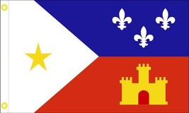 Louisiana Acadian Flag - 3x5 Ft - £15.97 GBP