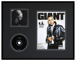 T.I. 16x20 Framed ORIGINAL 2008 Giant Magazine Cover &amp; CD Display Tip Ha... - £63.10 GBP