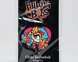 Helluva Boss Chibi Beelzebub Heart Enamel Pin Queen Bee - £51.95 GBP