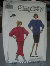 Simplicity 8232 Misses Knit Skirt in 2 Lengths &amp; Top Pattern - Size 10-16 - £6.07 GBP