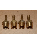 1/4&quot; Hose Barb x 3/8&quot; Male NPT Brass Pipe Fitting Rigid Adapter 4 each U... - $9.49