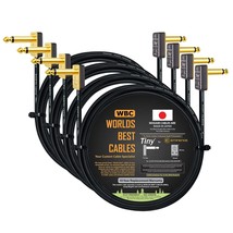 The World&#39;S Best Cables 4 Units - 6 Foot - Pedal, Effects, Patch, And In... - $149.93