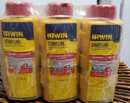 Lot of 6, Irwin 64902 Permanent Marking Chalk, 8 oz, Red - £15.56 GBP