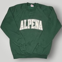 Vintage Top Alpena Jerzees L Raglan Sleeve Sweatshirt Pullover Crewneck ... - £29.47 GBP