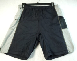 Lululemon Shorts Womens Size XS Black Tan Mesh Side Panel Pockets Logo P... - £16.67 GBP