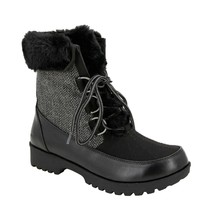 JBU Boots Woman&#39;s 7 Faux Fur Winter Herringbone Weather Ready Southgate - £43.38 GBP
